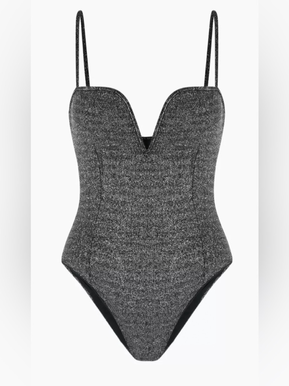 Devon Windsor Joelle Disco One-Piece Swimsuit Size M NWT